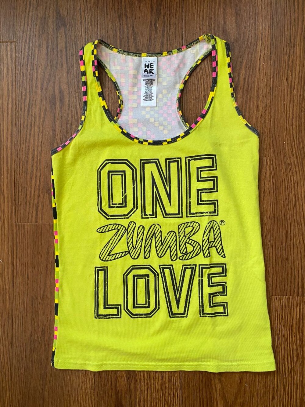 Zumba One Zumba Love Racerback Zumba Green Medium (M)